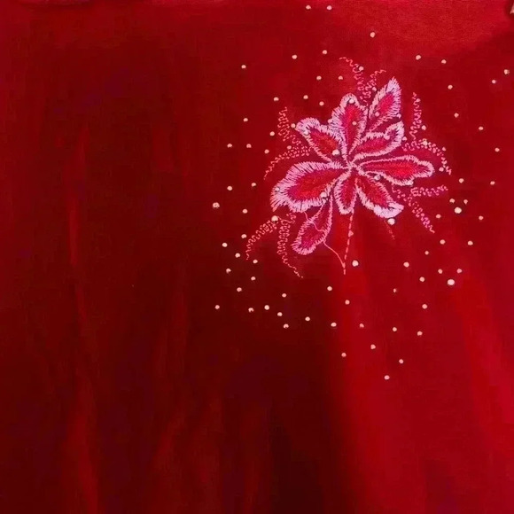 🌸🌹SHEER MESH RED FLOWY FAIRY Y2K DRESS🌹🌸 - Picture 2 of 4